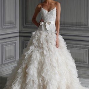 Gorgeous, authentic Monique Lhullier ‘Legend’ wedding dress. NEW/UNWORN